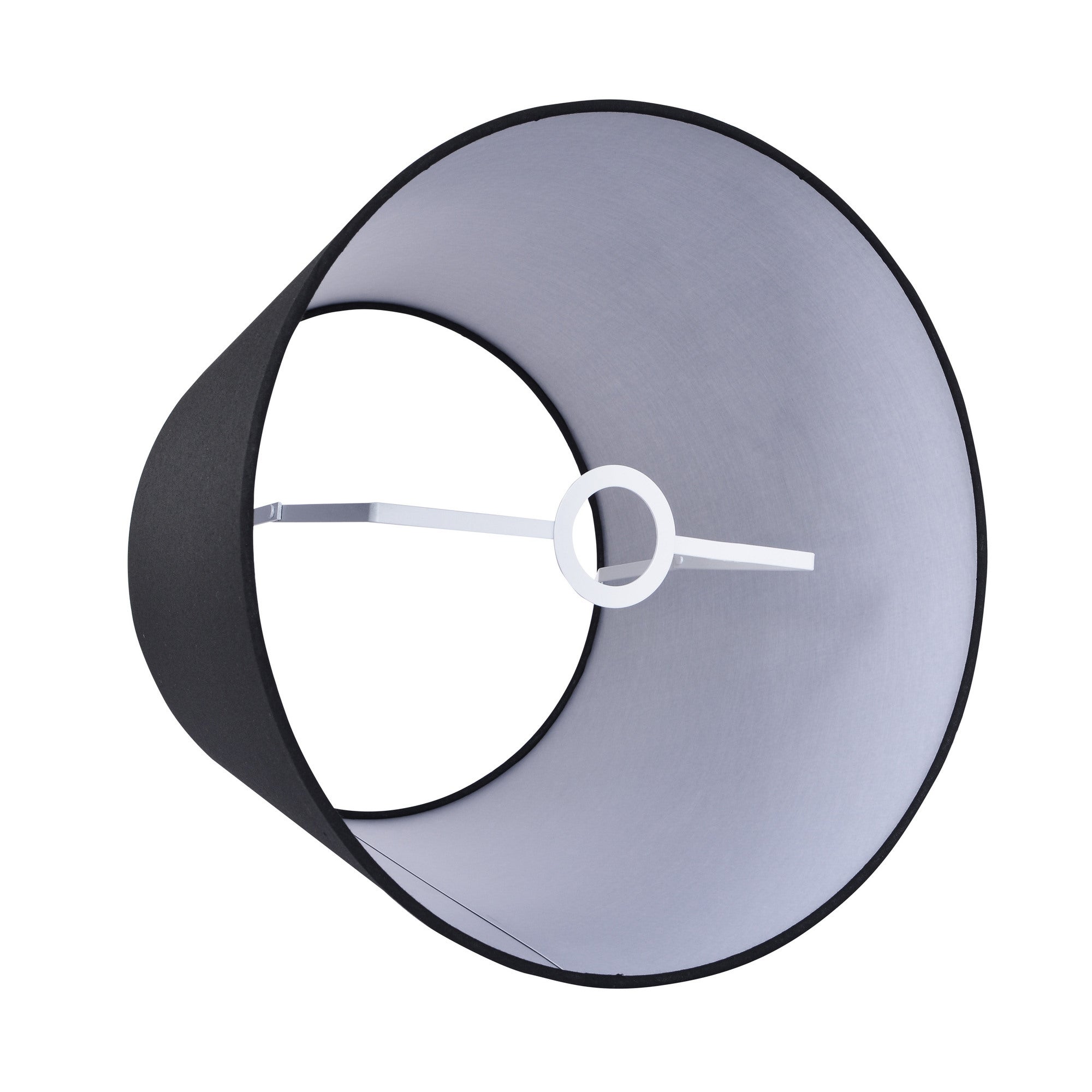 Abażur stożkowy 35 cm, czarny 2