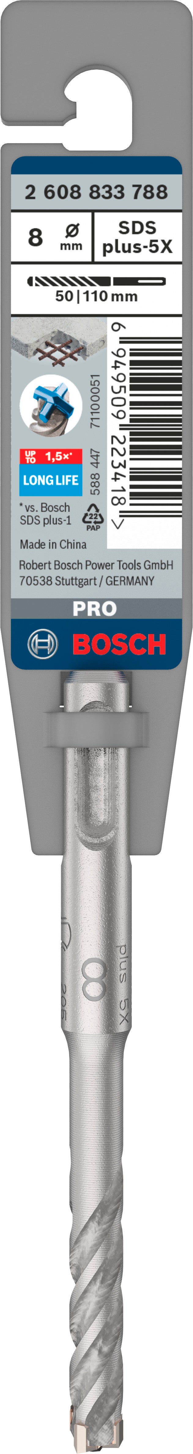 Wiertło SDS-Plus-5X 8x50x110 mm BOSCH 1