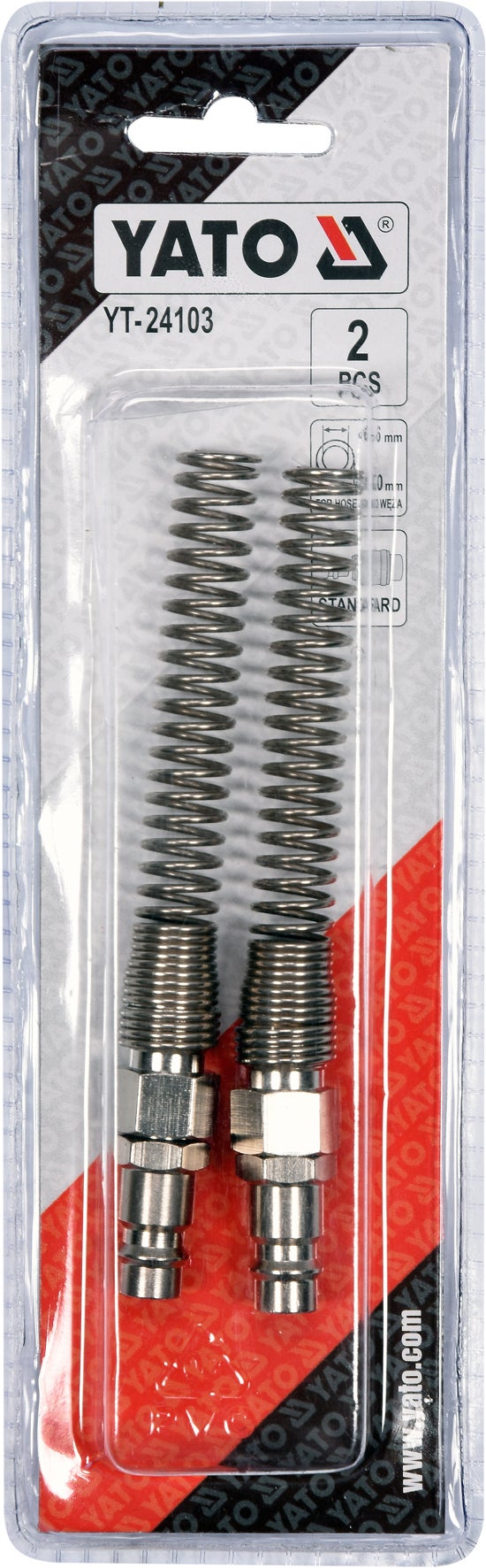 Szybkozłącze M, na wąż 6x10mm - 2szt. 1