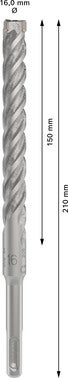 Wiertło SDS-Plus-5X 16x150x210 mm BOSCH 2