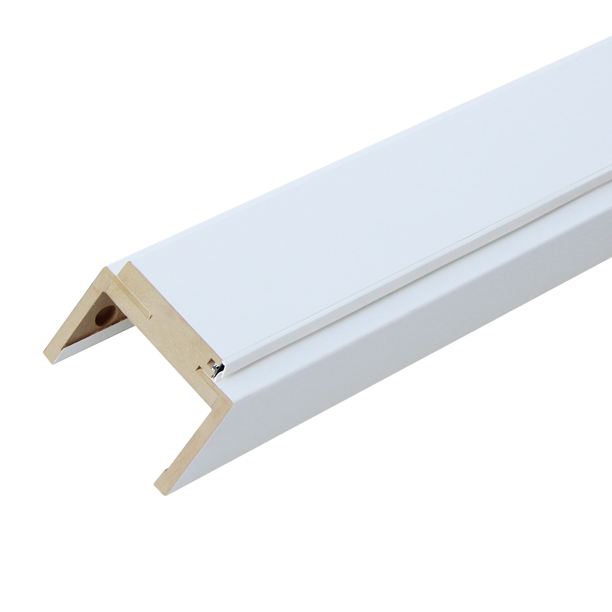 Belka górna 80 cm ościeżnicy regulowanej  180-220 biały