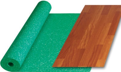 Podkład Pianomat gr. 4mm zielony pod podłogi laminowane i trójwarstwowe 1