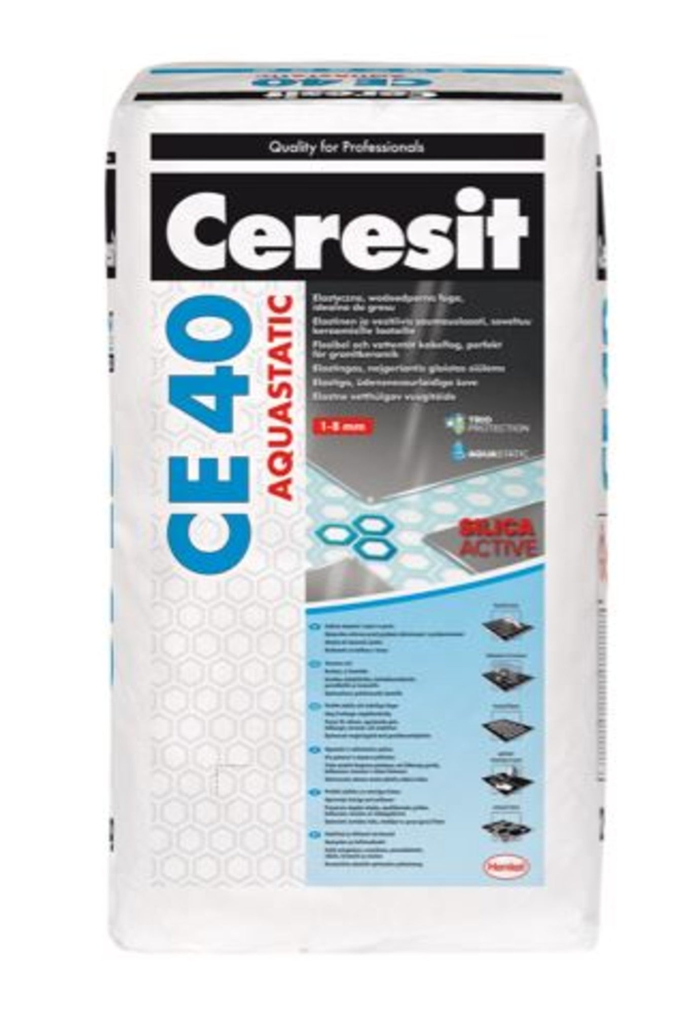 Fuga CE40 Aquastatic 13 antracit 25 kg 0