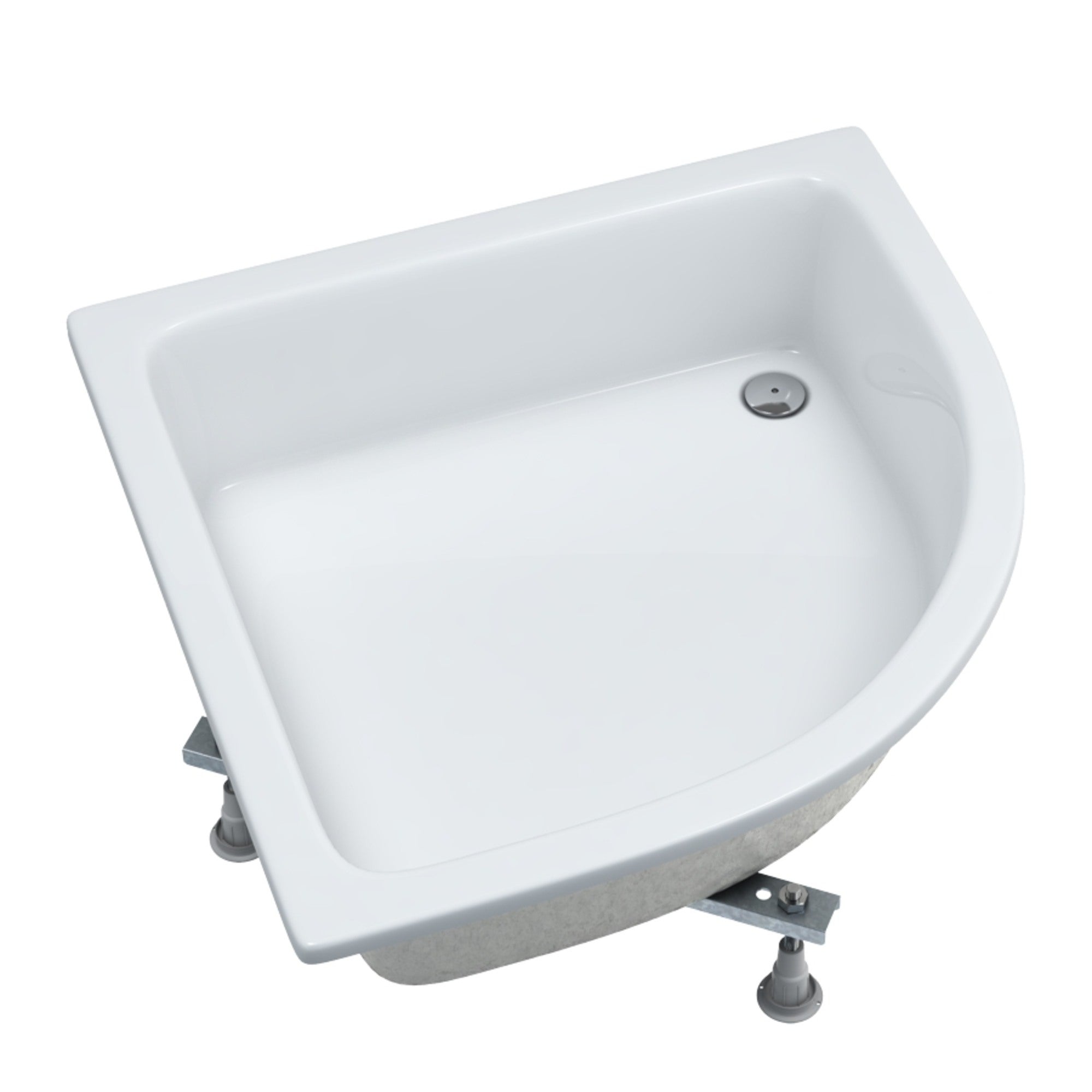 Brodzik do kabiny prysznicowej Schedpol Dafne 90x90 cm