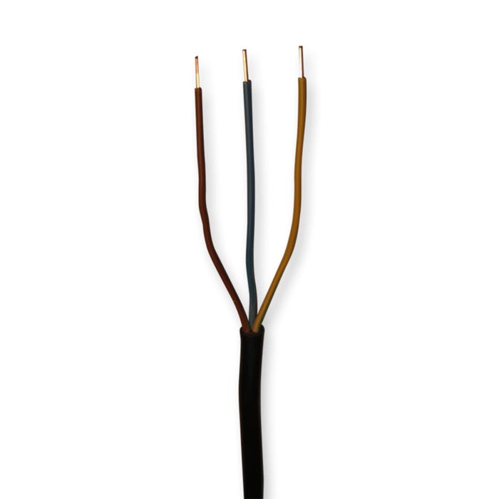 Kabel ziemny YKY 3x4 mm2 0,6/1kV 1m