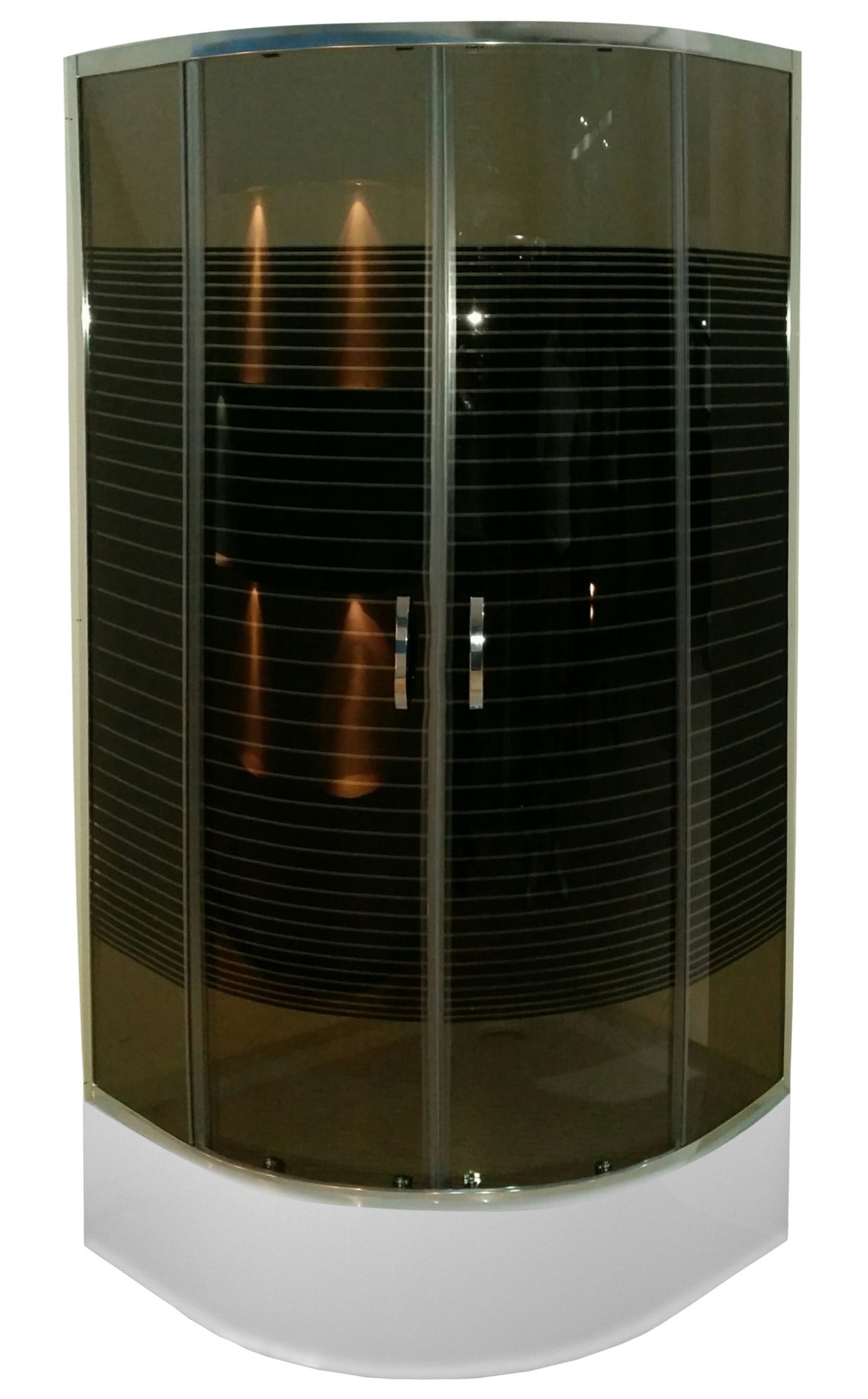 Kabina prysznicowa Durasan Parma 80x80 cm BB PARMA BROWN LINE WK-80