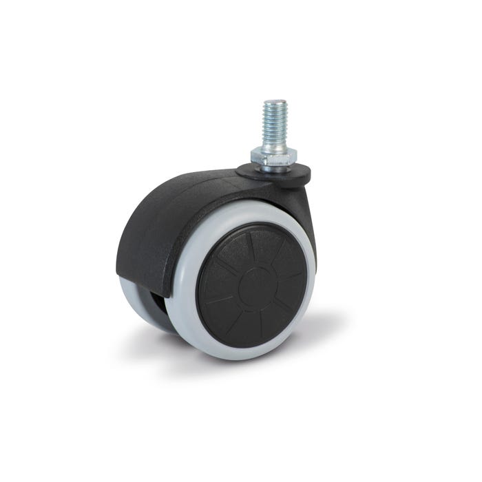 Koło meblowe obrotowe 50 mm/35 kg z trzpieniem M10