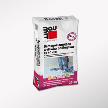 Podkład podłogowy Baumit, CA-C20-F5 25 kg, samopoziomujący, 20-80 mm