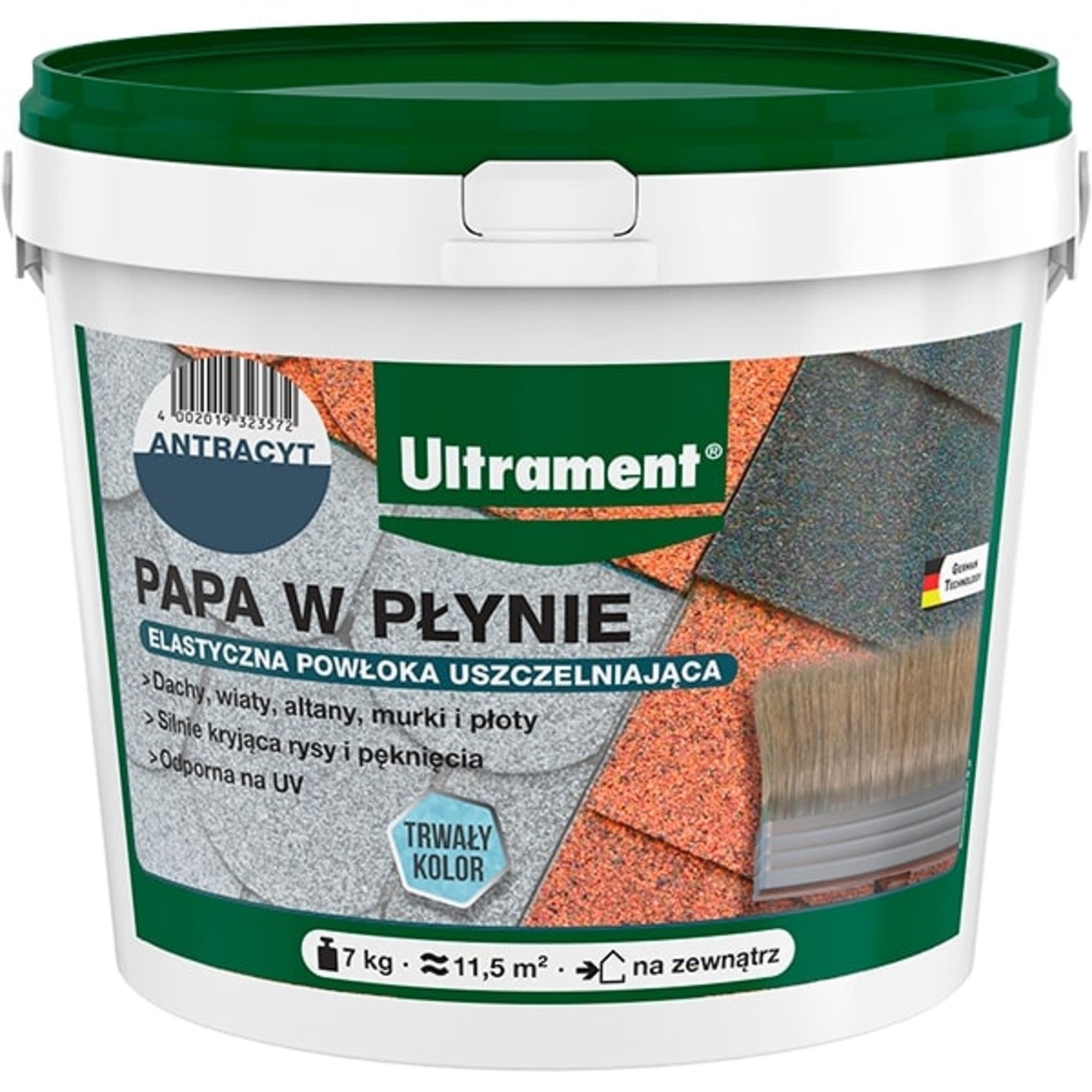 Papa w płynie - antracyt, Ultrament 7 kg
