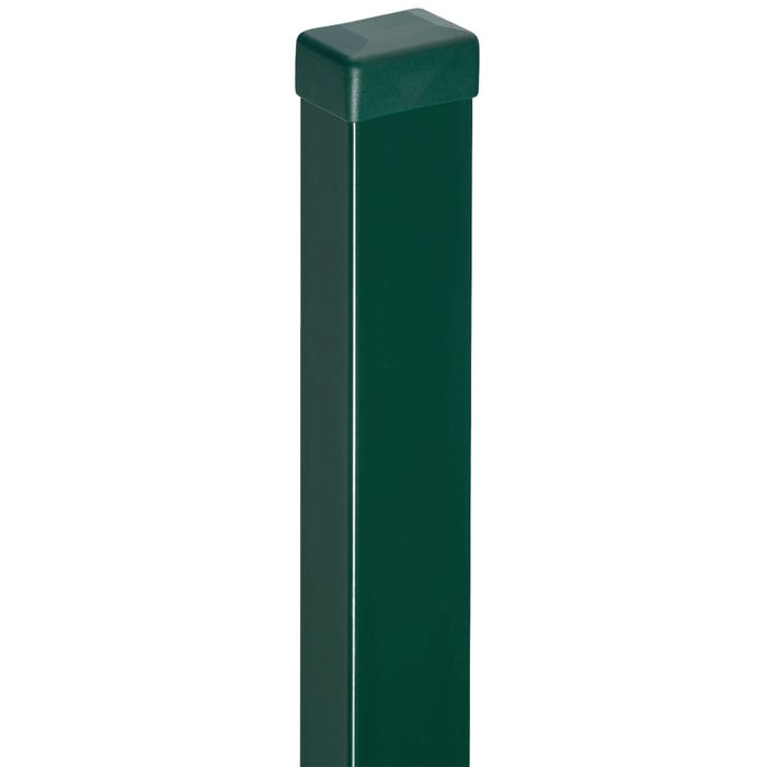 Słupek do paneli ogrodzeniowych 3D zielony, 240 cm/ 60x40 mm
