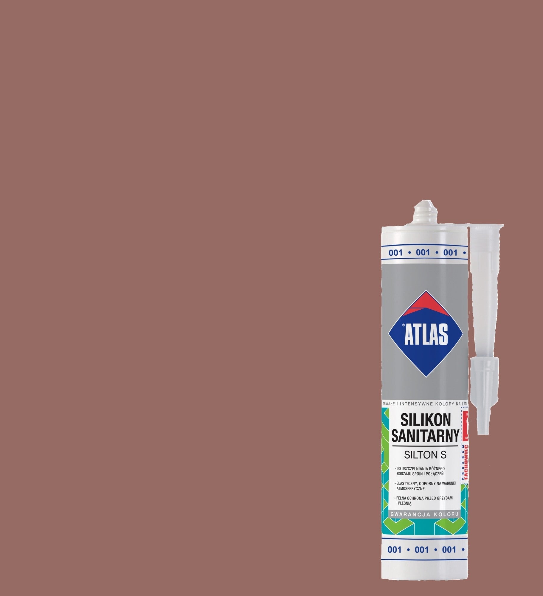 Silikon sanitarny Atlas 207 latte 280 ml