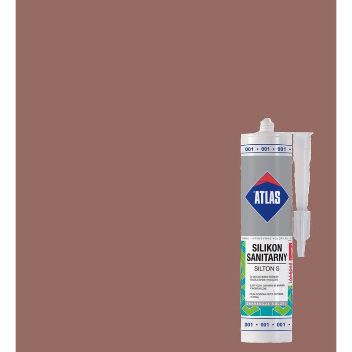 Silikon sanitarny Atlas 207 latte 280 ml