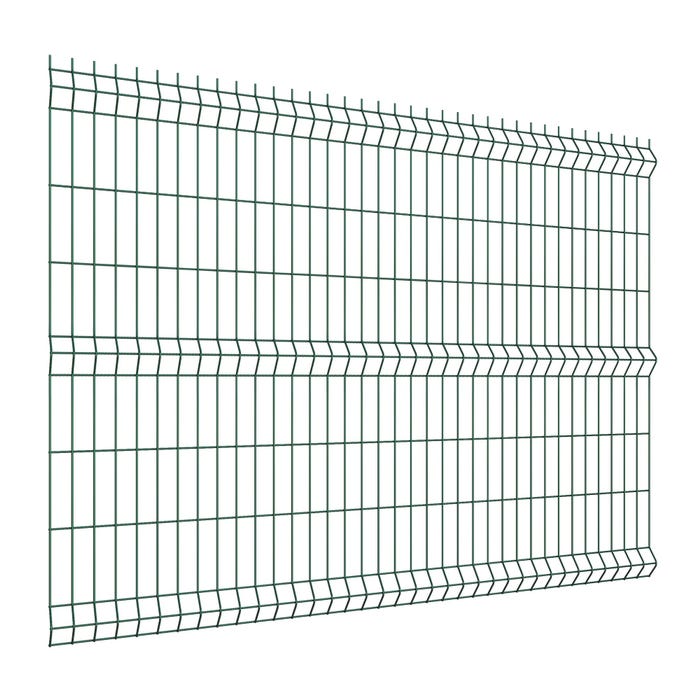Panel ogrodzeniowy 3D zielony, 152x250 cm, oczko 50x200 mm, drut 4 mm