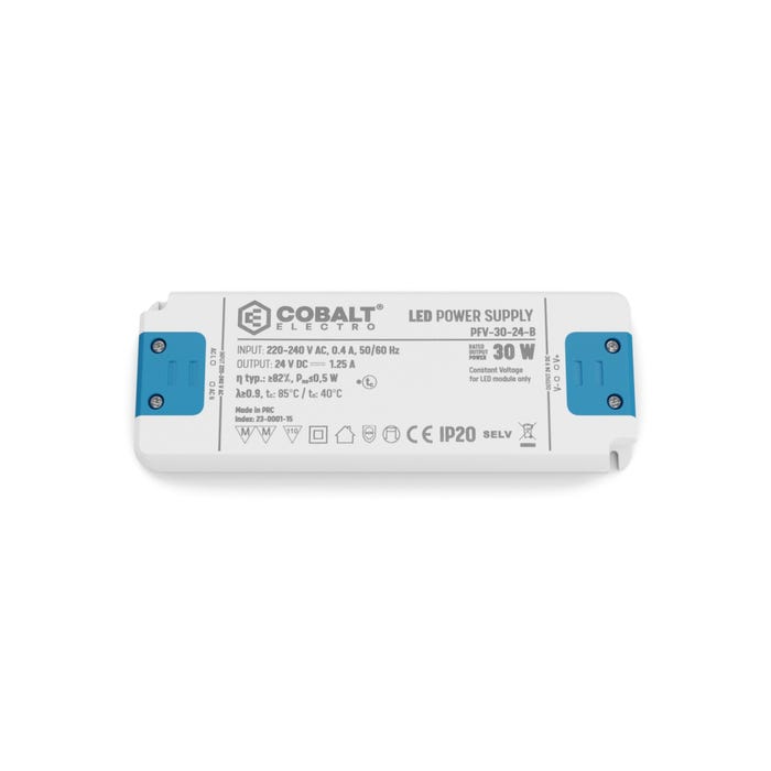 Zasilacz LED CobaltElectro PFV-B 24V 30W IP20