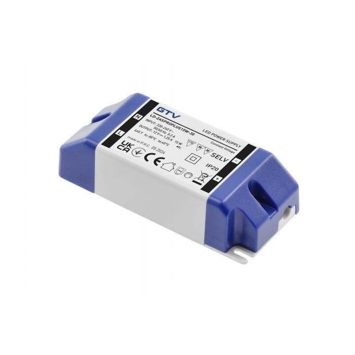 Zasilacz do taśm LED PRO+ 15W 12V IP20