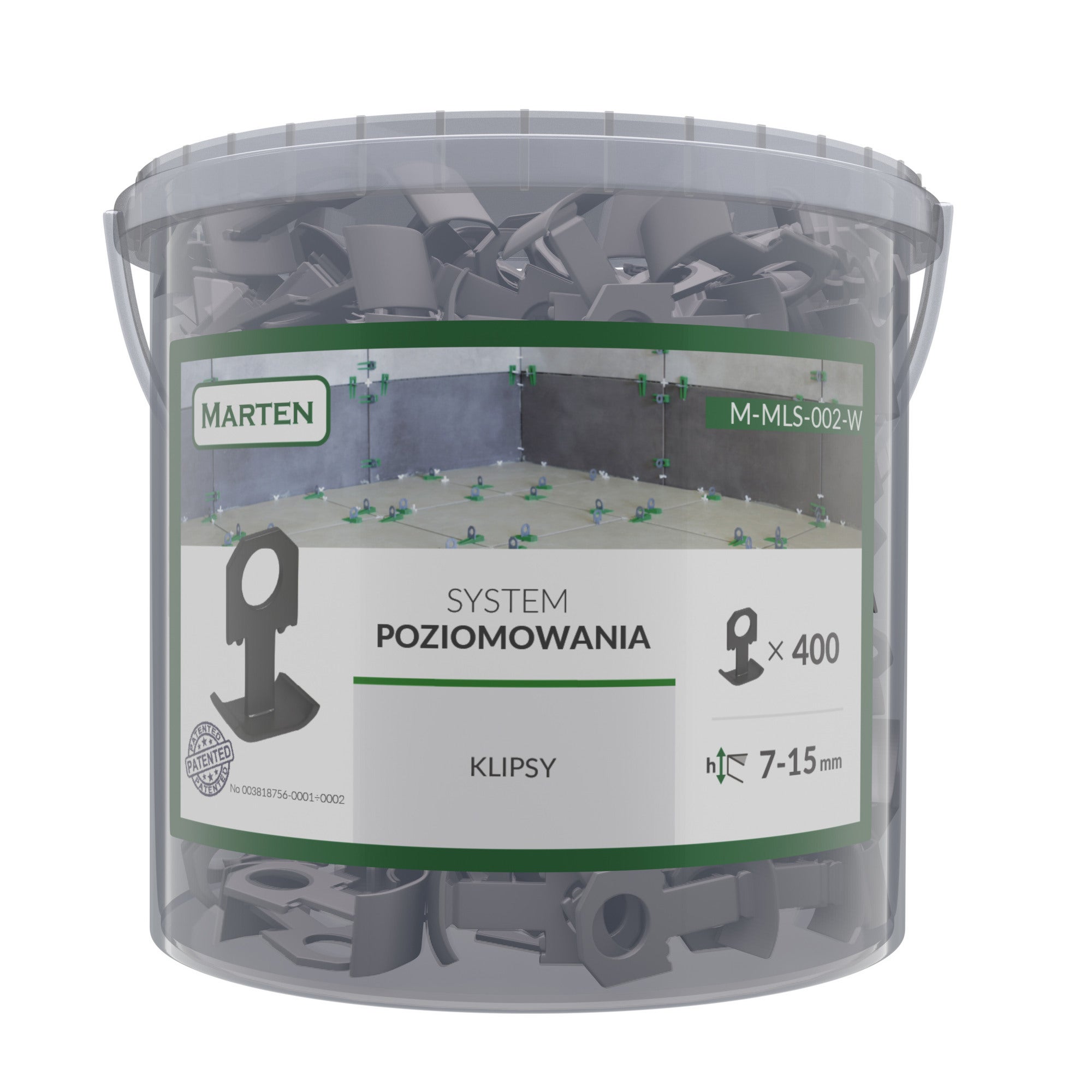 System do poziomowania płytek Klips opak. 400 szt. 1