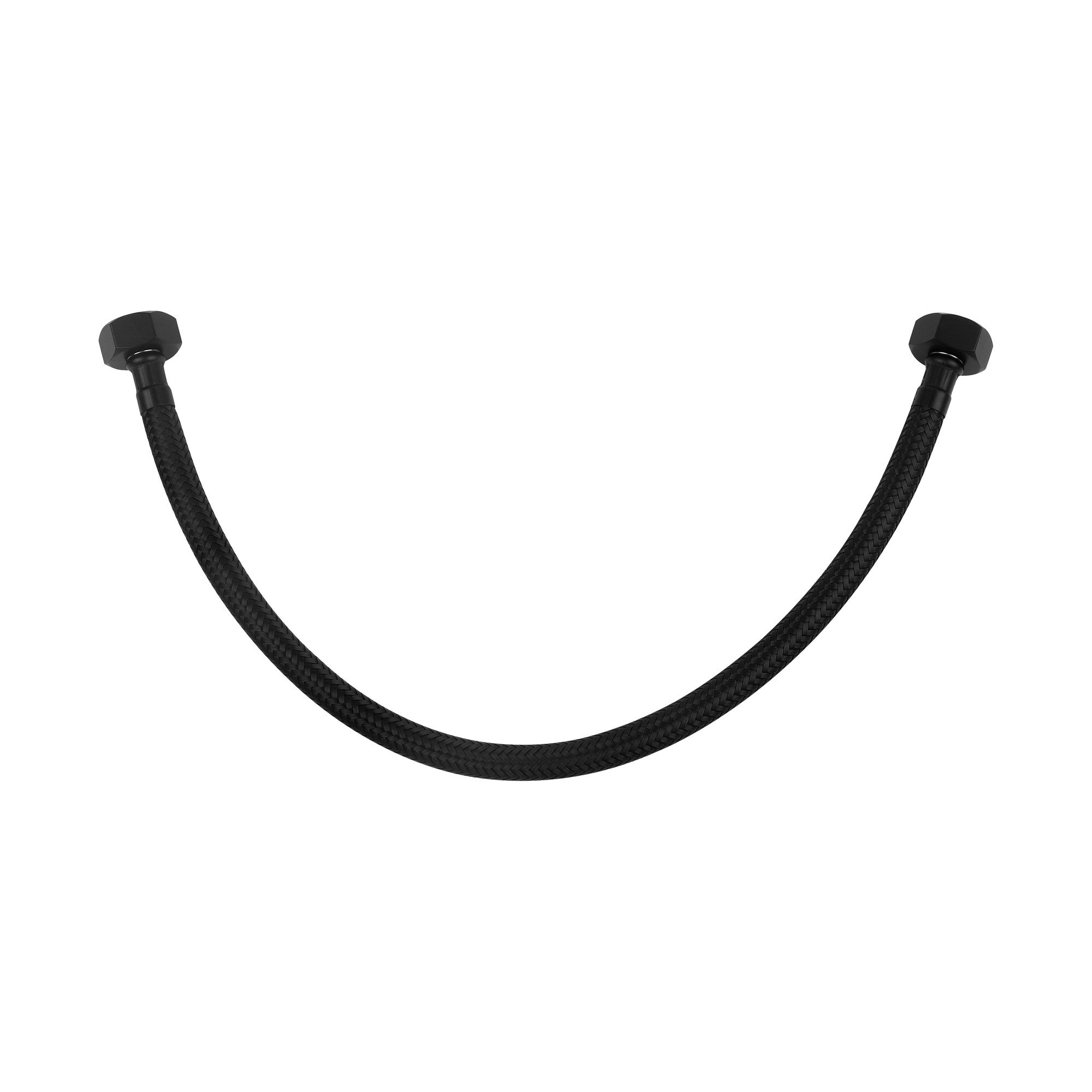 Wężyk przyłączeniowy GW/GW 1/2x1/2", dł. 40 cm, czarny 1