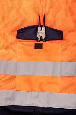 Krótkie spodenki ostrzegawcze pomarańczowe 81-783 NEO, rozm. L (52) 2