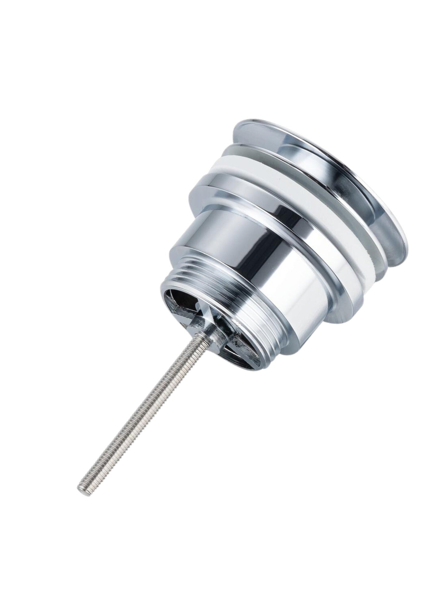 Korek umywalkowy mosiężny klik-klak, chrom 1