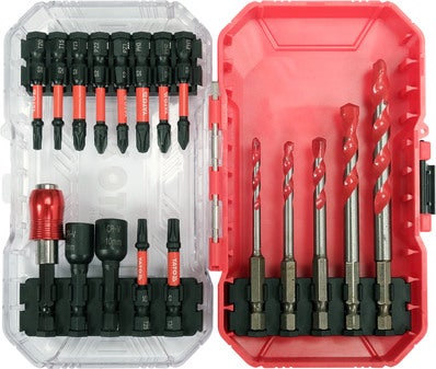 Zestaw udarowych końcówek śrubokrętowych 18 el. YATO  YT-04615 2