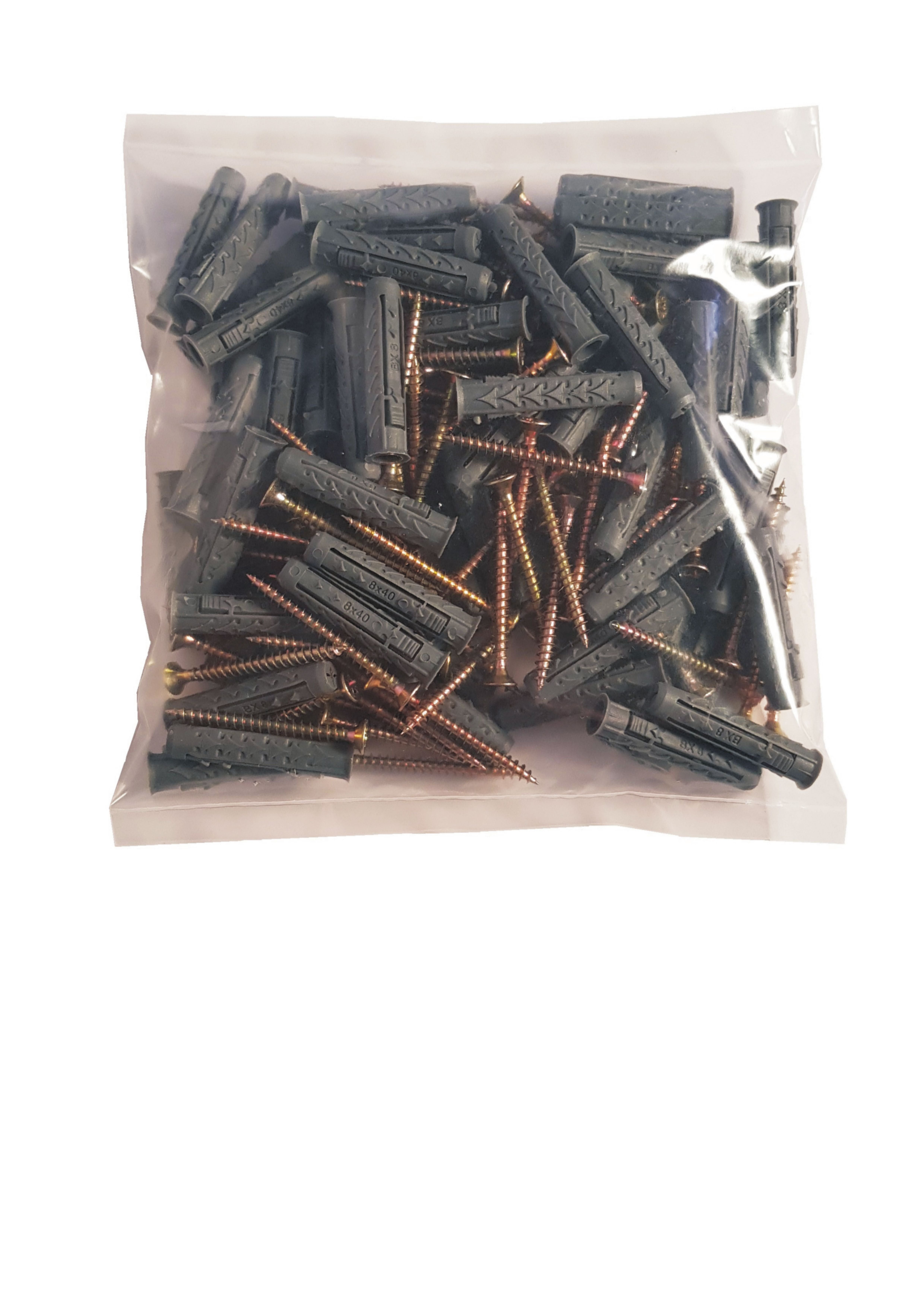 Kołek rozporowy fi 8 z wkrętem 4.0x45 mm (70 szt.) 2