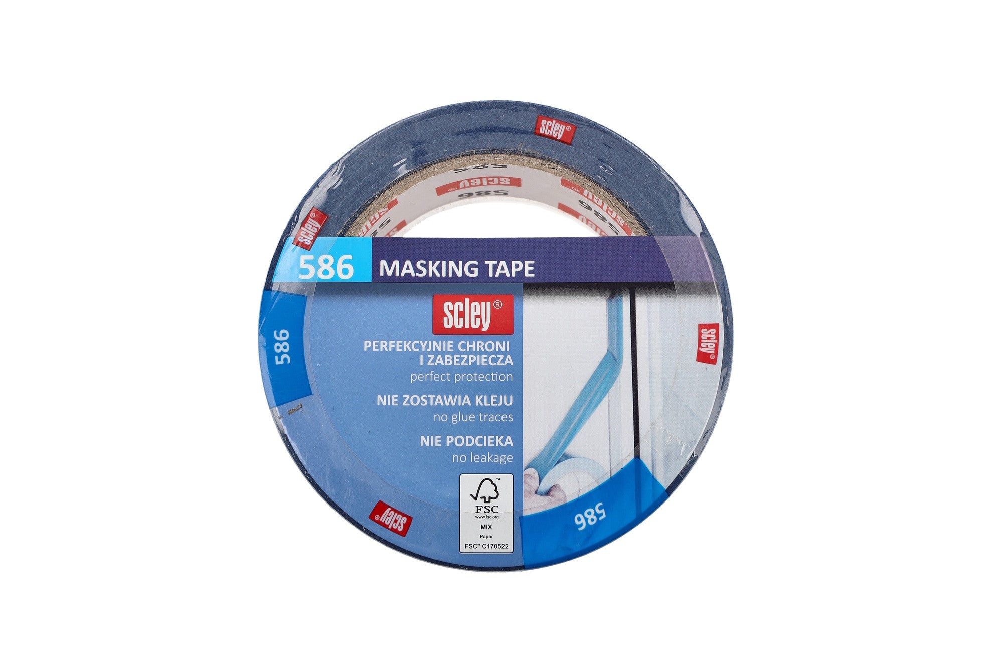 Taśma malarska niebieska Scley 38mm x 33m 1