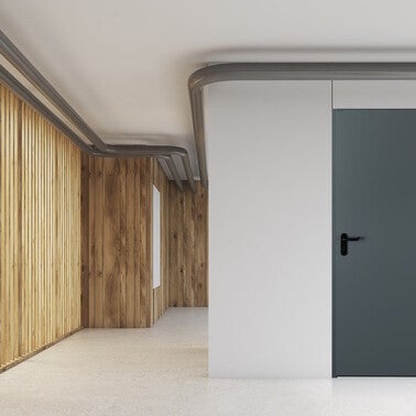 Drzwi techniczne Technical 40 90 cm, uniwersalne, RAL 7016 2