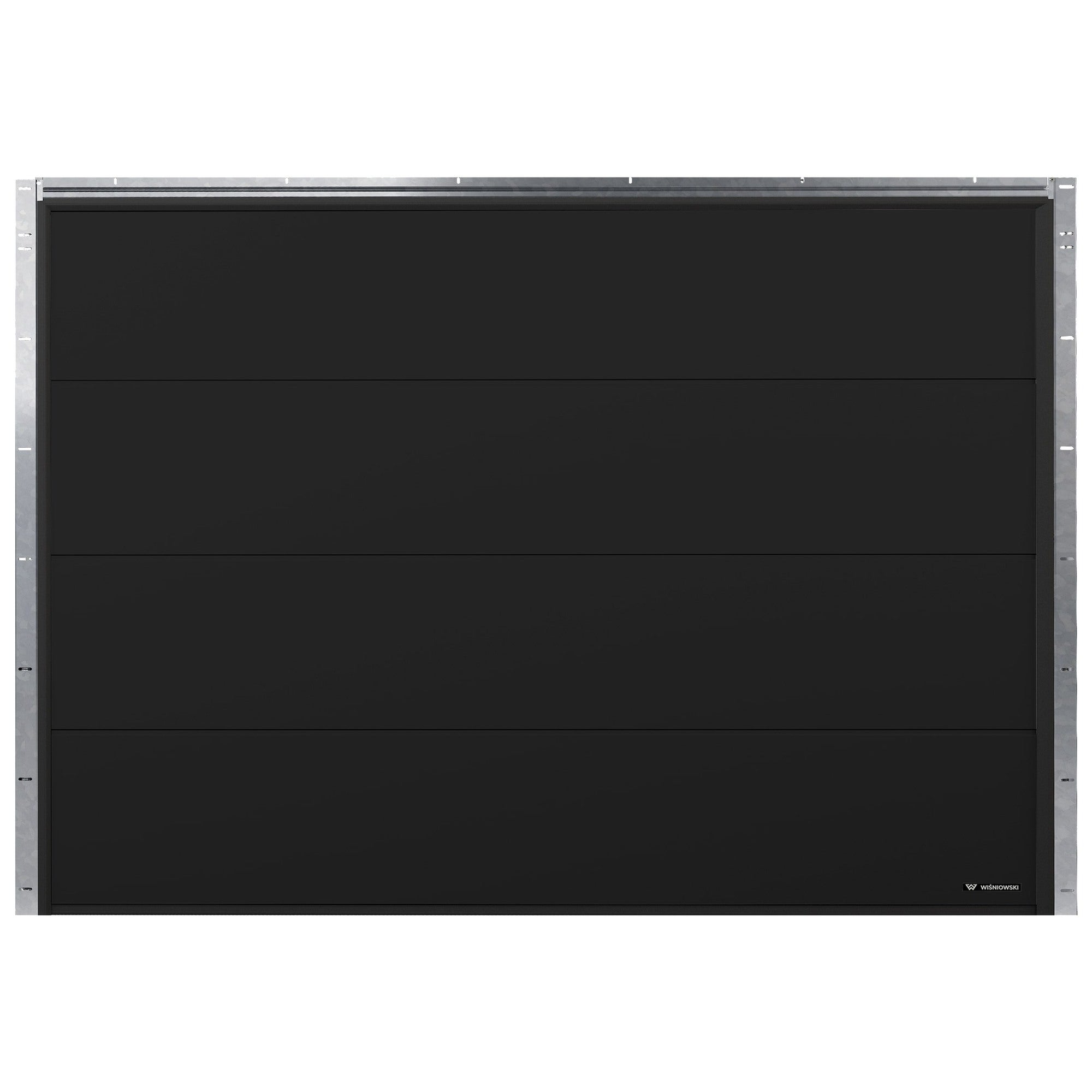 Brama garażowa segmentowa Nobla z napędem automatyczna 2500x2125 czarna