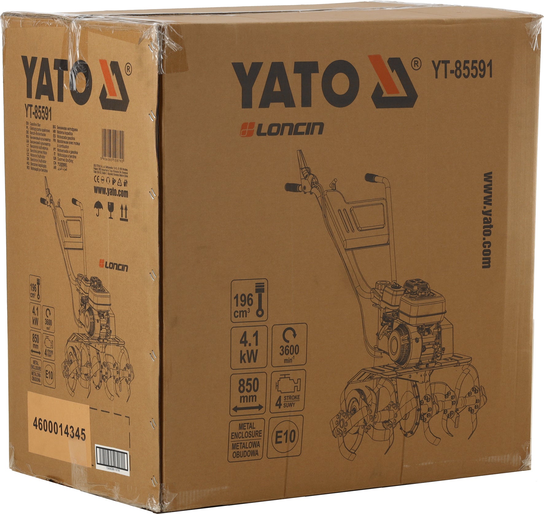 Glebogryzarka spalinowa YATO 35/85 cm, YT-85591 4