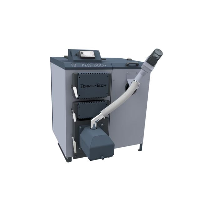 Kocioł pelletowy PELL DUO 18KW prawy