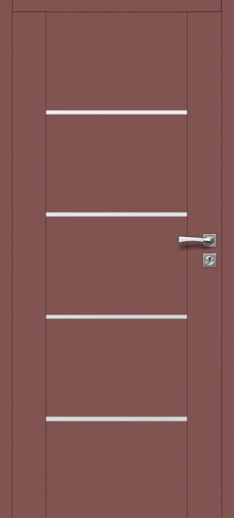 Skrzydło pokojowe Mobi 10 bezprzylgowe 90 lewe clay