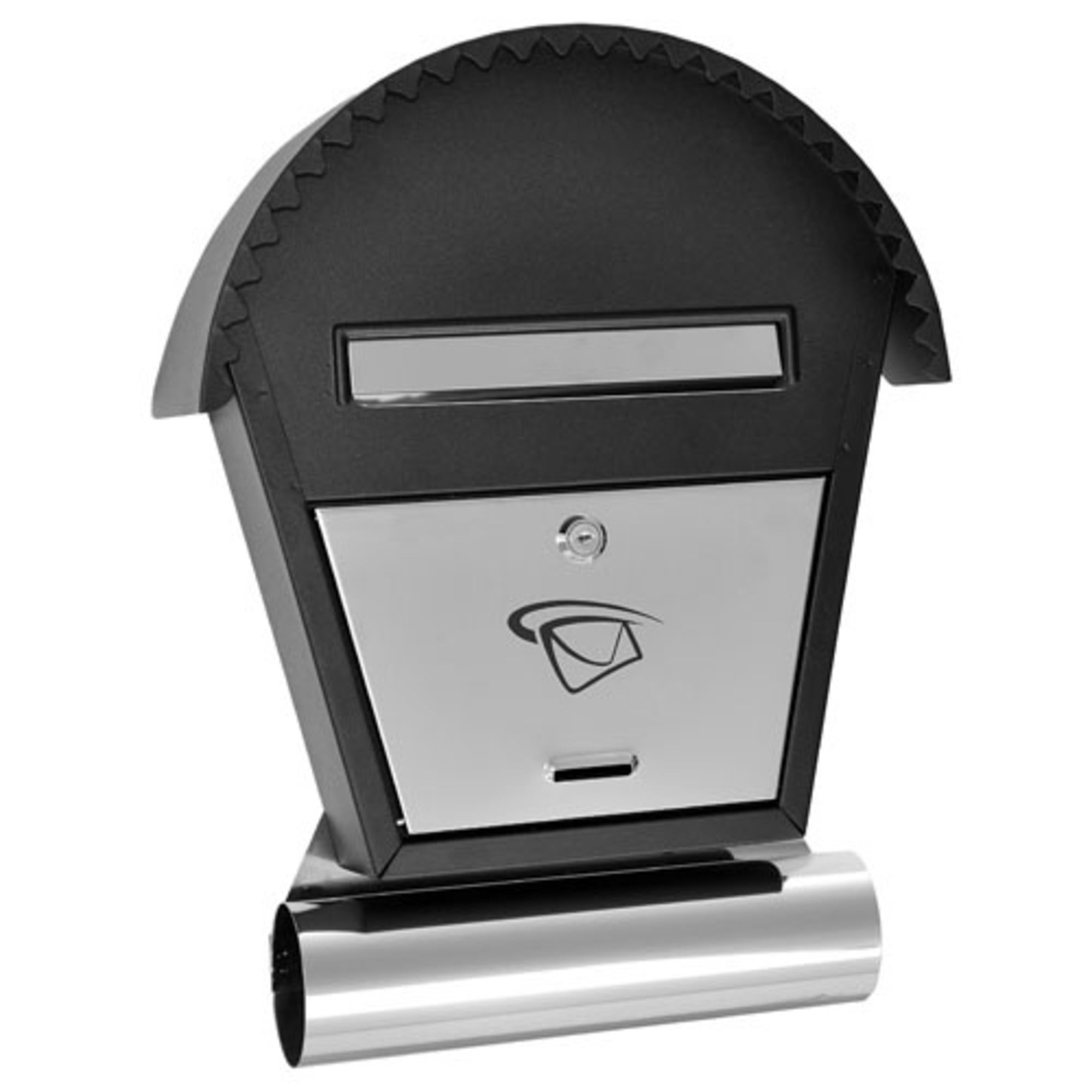 Skrzynka na listy czarna