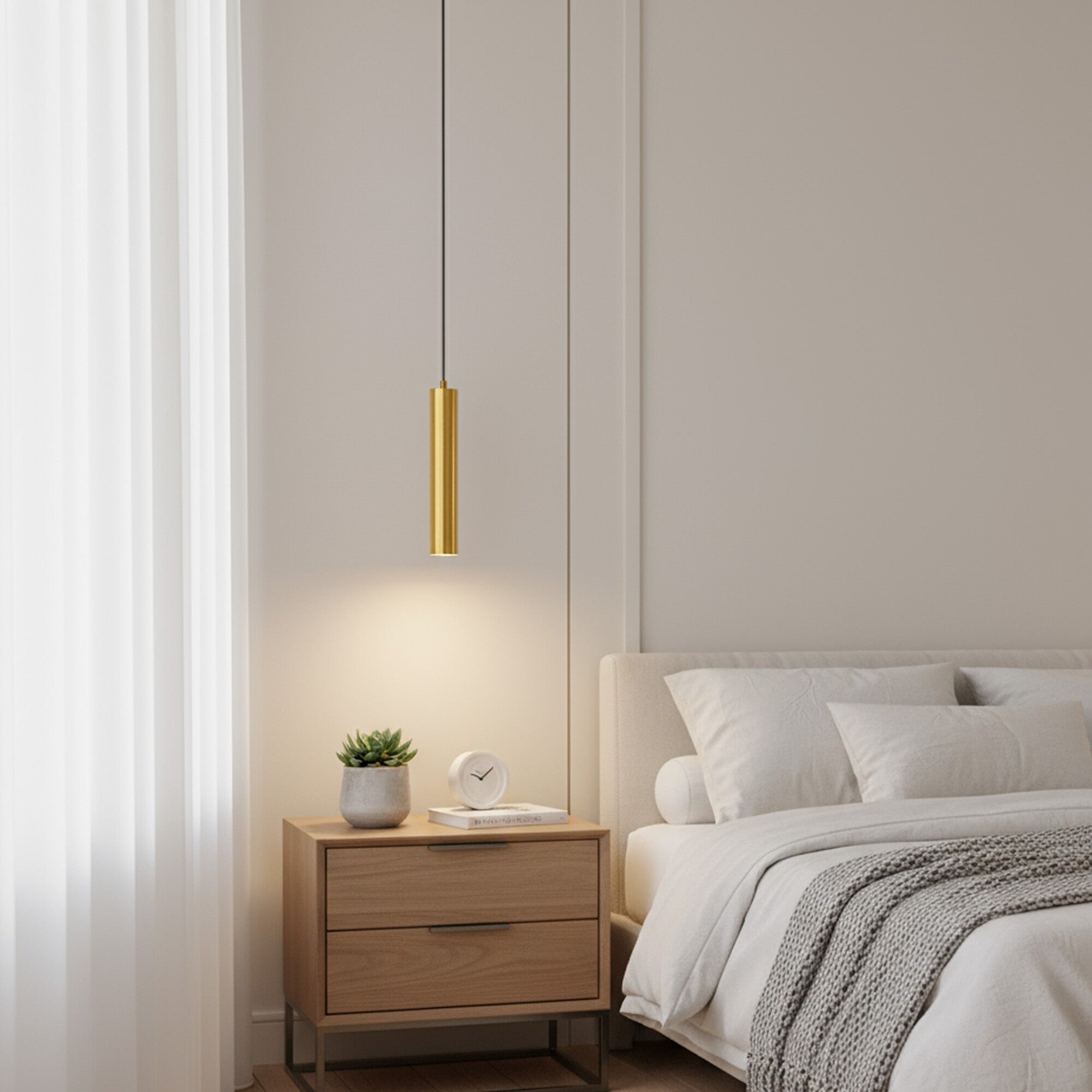 Lampa wisząca Napoli 1xGU10 złota 2
