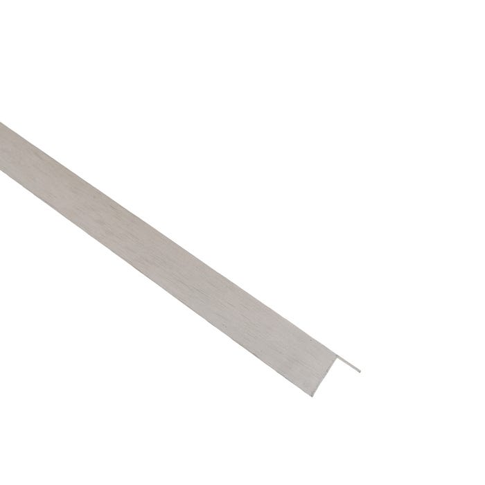 Kątownik aluminiowy szary szczotkowany 15x15x1mm 2.5m