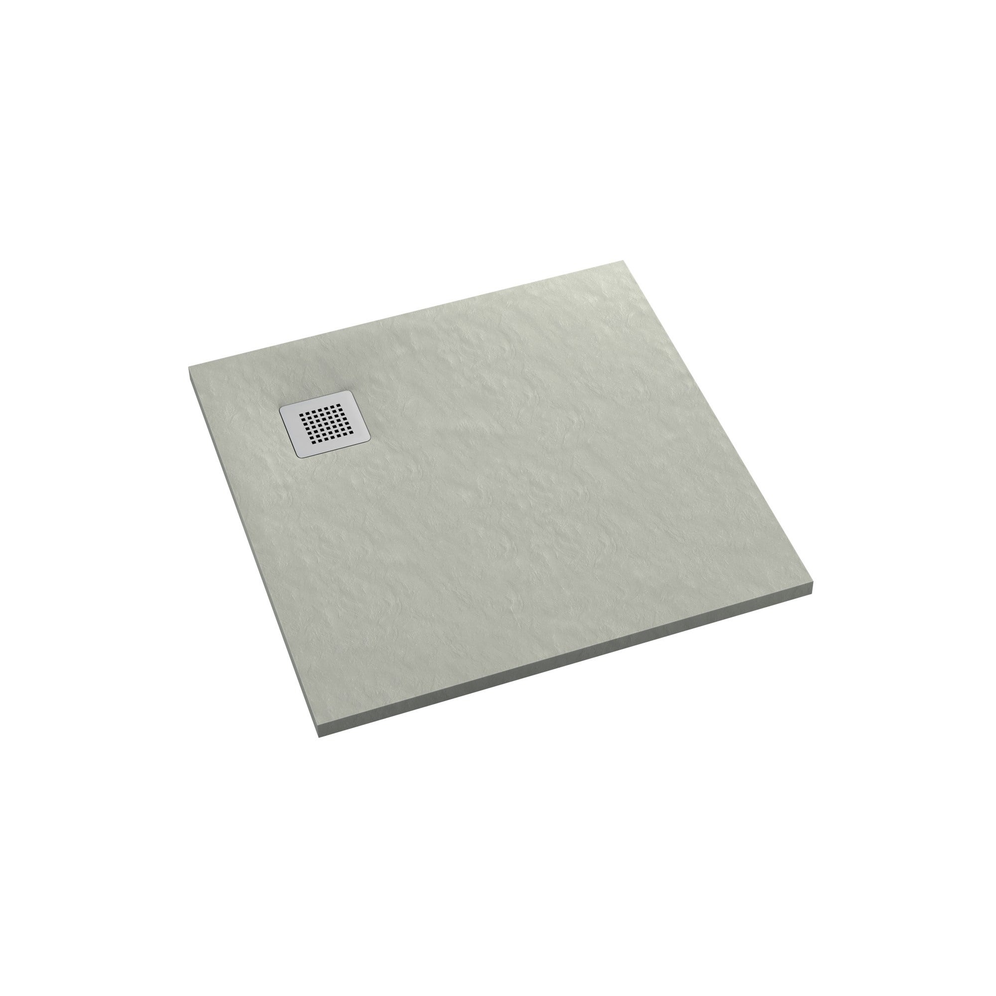 Brodzik kompozytowy Schedpol Atakamit cement 80x80x3,5 cm BRC3100CTST-M2