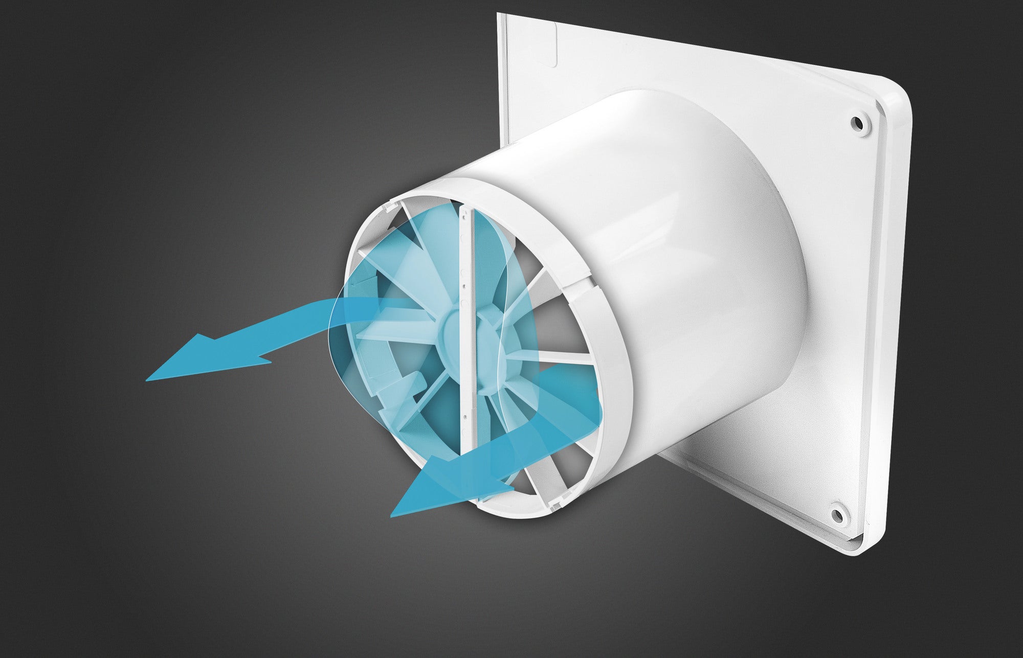 Zawór zwrotny wentylatora fi125 1