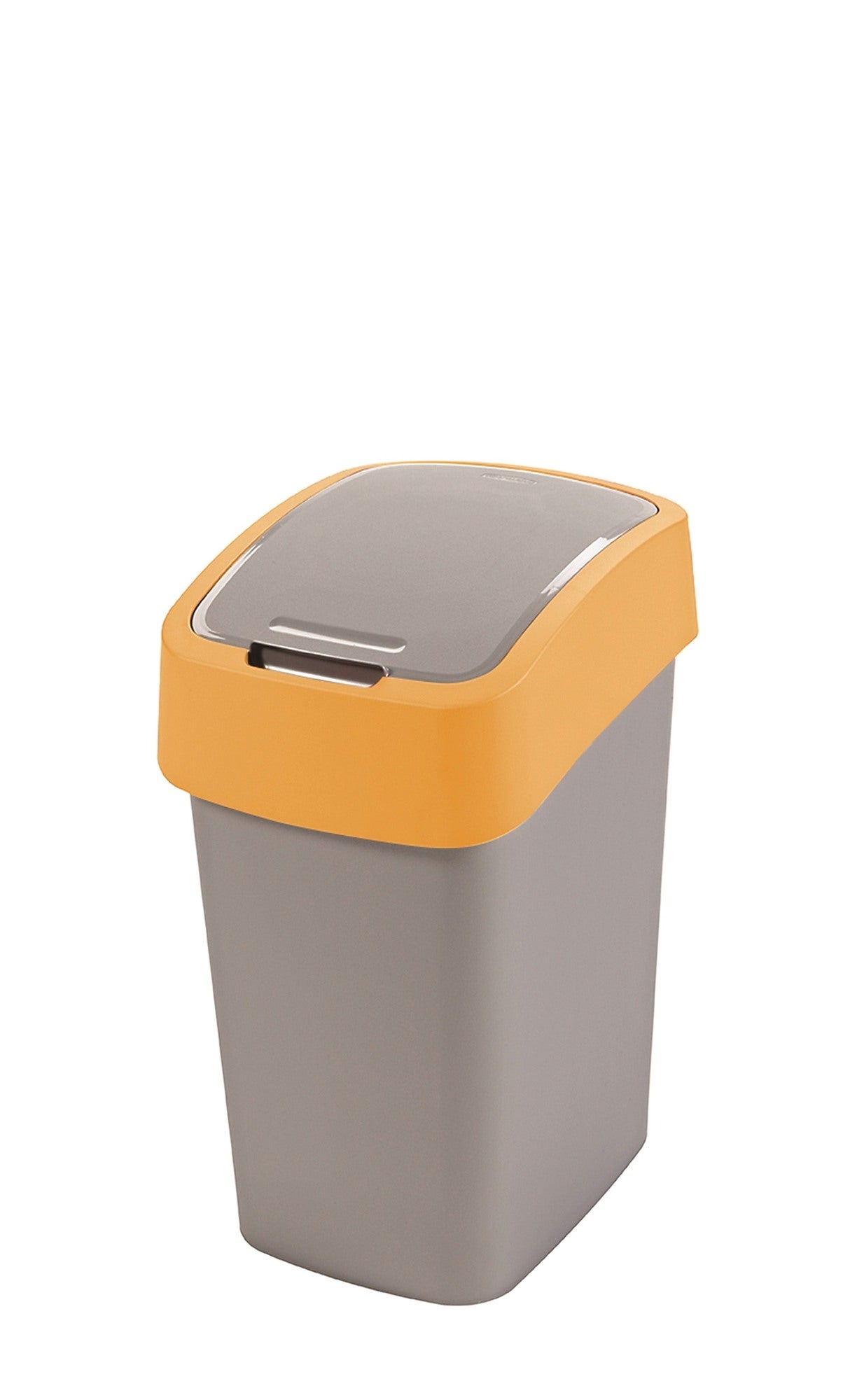 Kosz na śmieci FLIP BIN 25L, srebrny/pomarańcz
