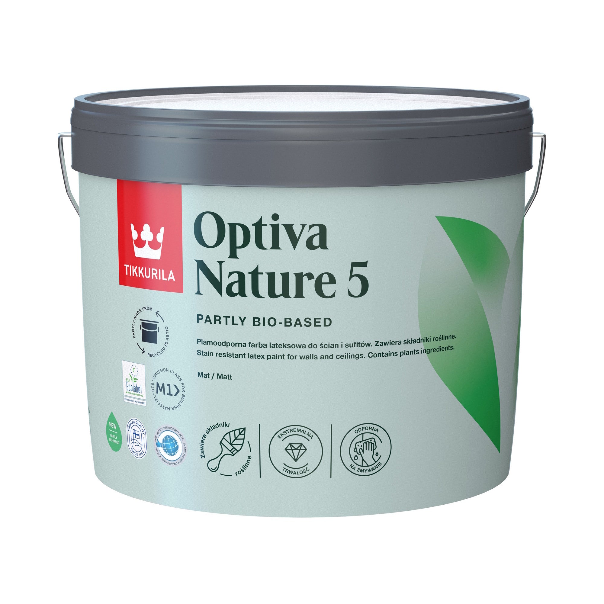 Farba Tikkurila Optiva Nature 5 baza A matowa 9l 0