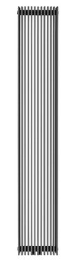 Grzejnik łazienkowy Afro New 160x30 cm, grafitowy 1