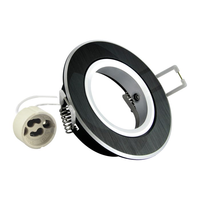 Oczko sufitowe East GU10 czarne