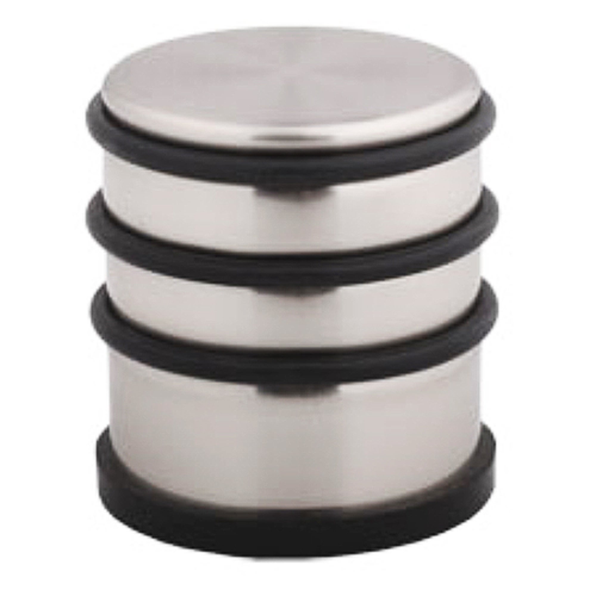 Odbojnik podłogowy do drzwi nikiel