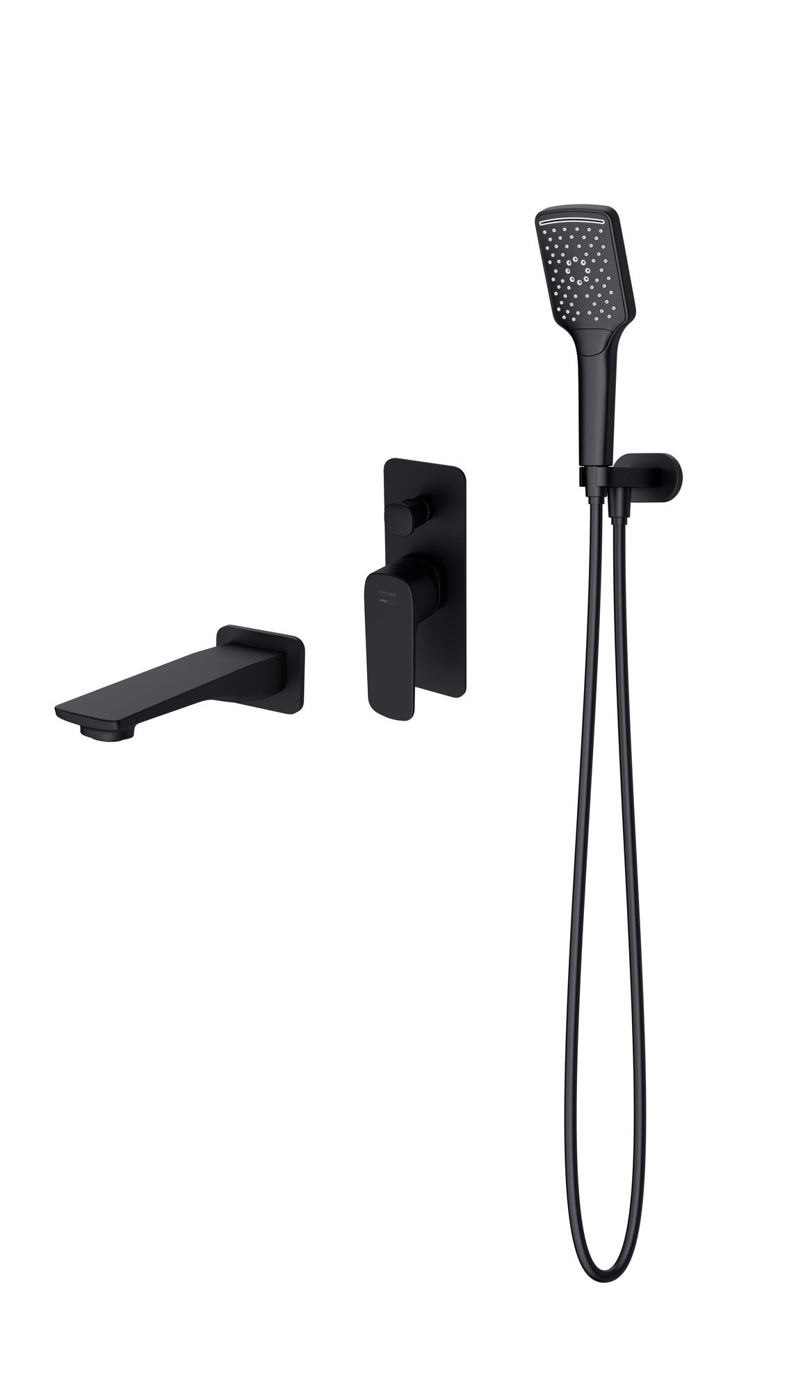 System podtynkowy prysznicowy Cersanit Larga czarny 0