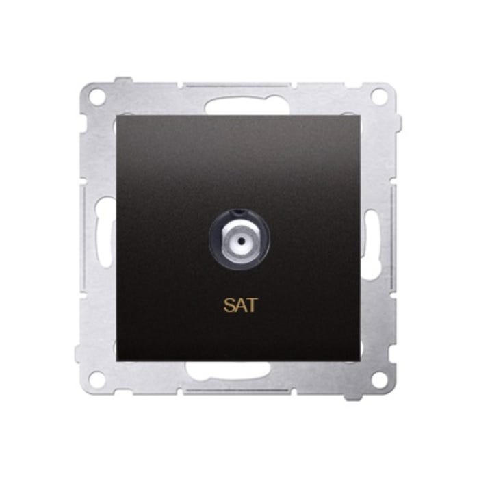 Kontakt Simon 55 antracyt gniazdo antenowe 1x F
