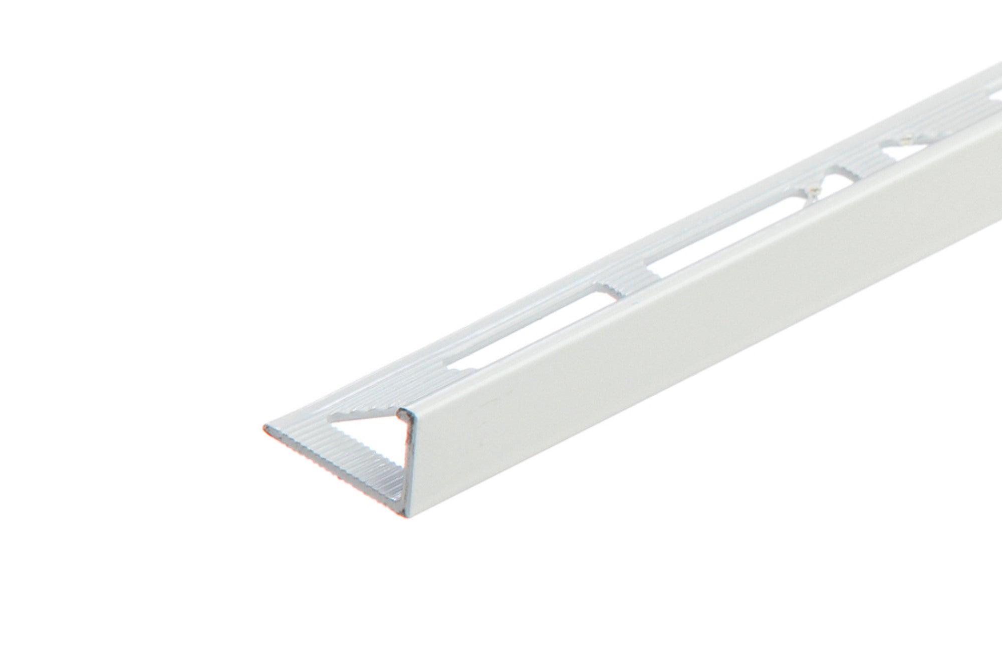 Profil narożny 10 mm Aluminium 250 cm Biały połysk RAL 9016 CEZAR