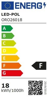 Plafon LED okrągły, 18W, IP20, 4000K, średnica 33cm, strumień użyteczny 1500Lm, czujnik ruchu i zmierzchu regulowany 4