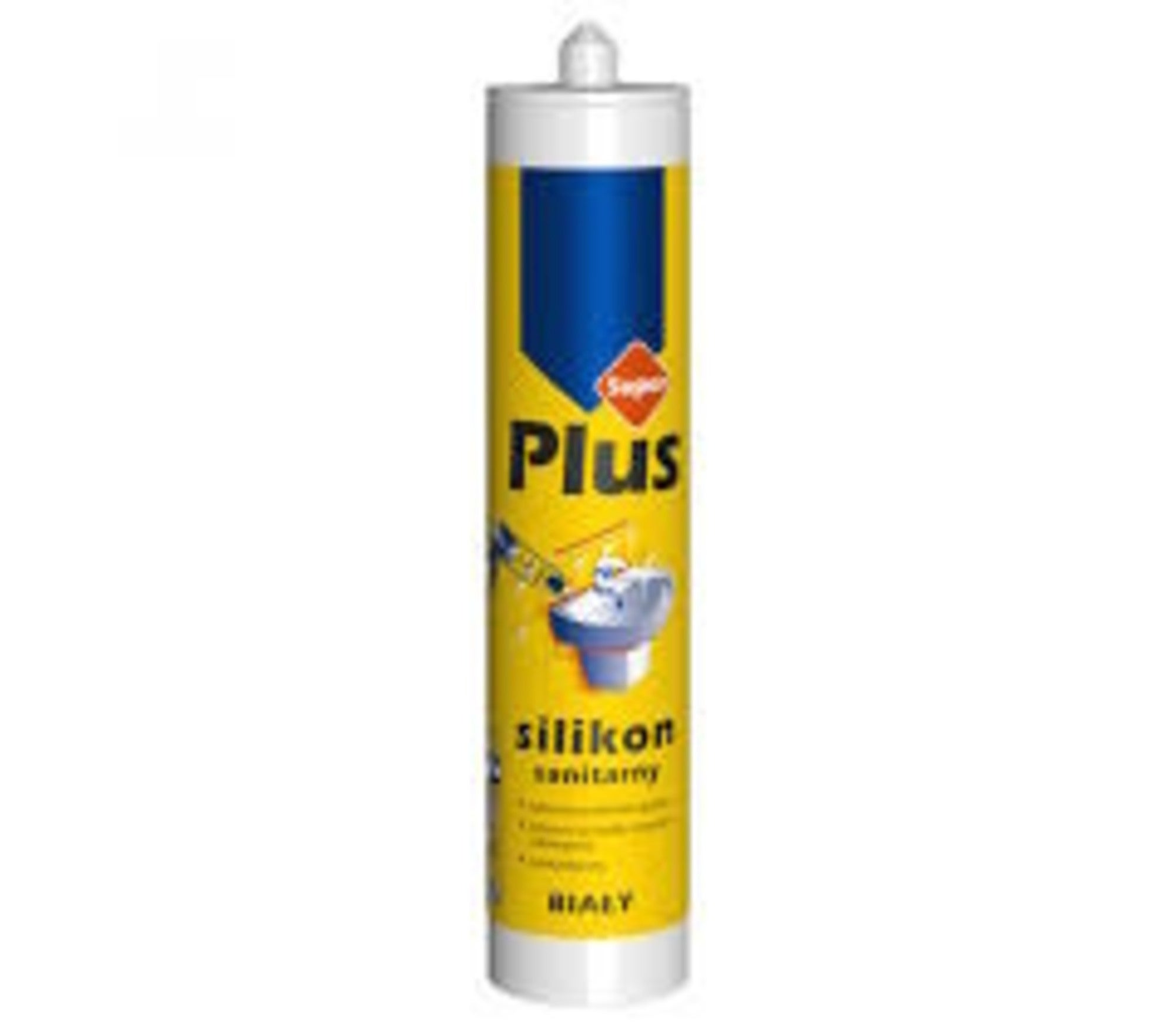 Silikon Sanitarny Super Plus biały 280ml
