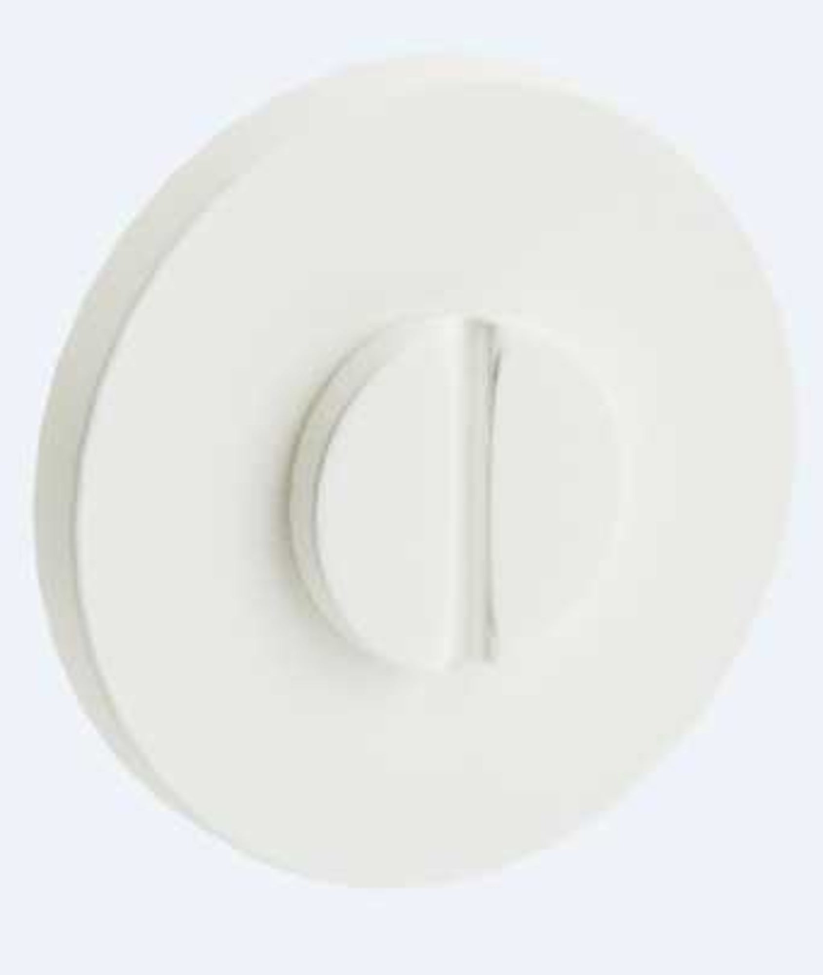 Klamka Simple z krótkim szyldem wc biały 0