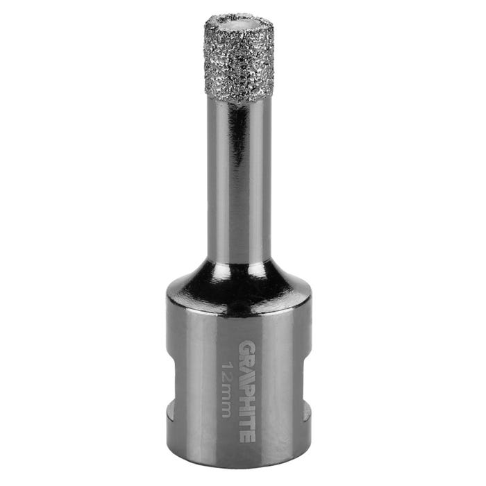 Otwornica do gresu "na sucho" 12 mm M14 Graphite