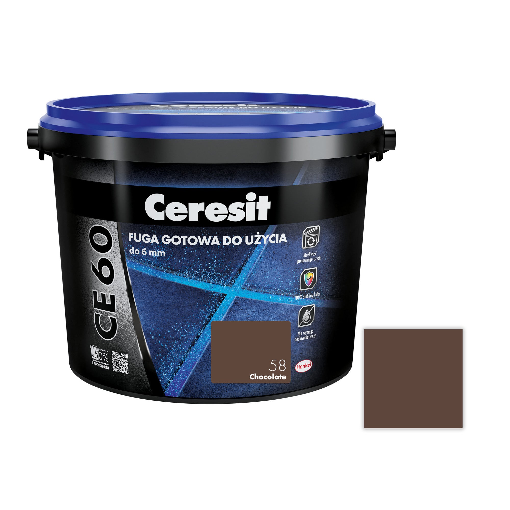 Fuga CE60 Ceresit gotowa do użycia chocolate 2 kg 0