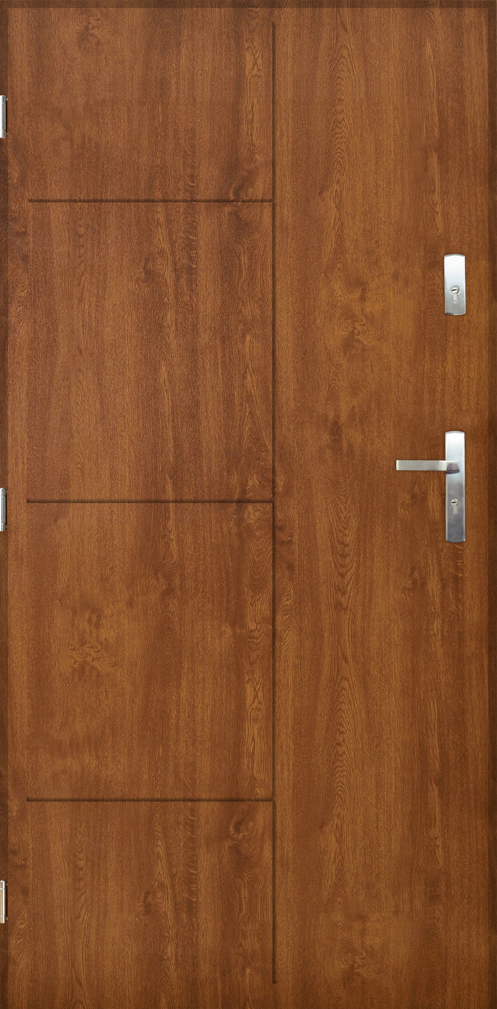 Drzwi zewnętrzne Cypr złoty dąb 90 lewe